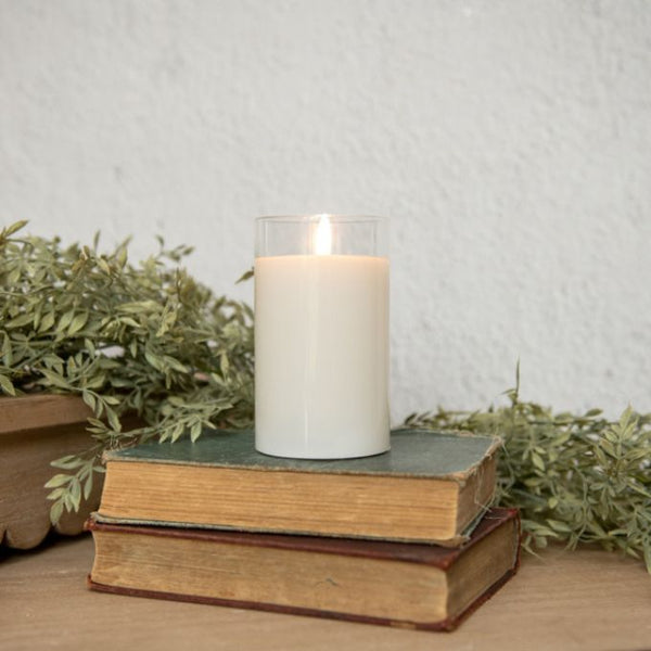 Ivory 3D Flame Candles - Two Sizes available at Quilted Cabin  Home Decor.