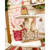 Mistletoe and Hot Cocoa Wooden Stander available at Quilted Cabin Home Decor.