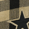 Black Star Black Check Kitchen Linens - Placemats and Table Runners available at Quilted Cabin Home Decor