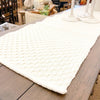 Chadwick Cream Table Runner - Two Lengths available at Quilted Cabin Home Decor.