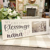 My Greatest Blessings Call Me Nana frame available at Quilted Cabin Home Decor.