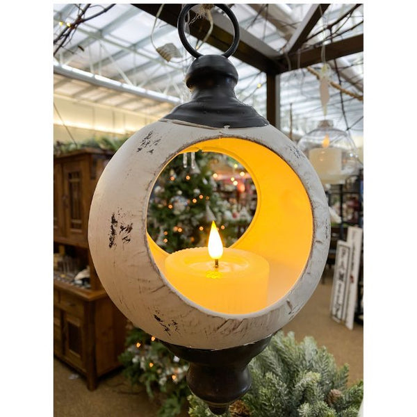 Vintage Ornament Hanging Lanterns - Two Sizes available at Quilted Cabin Home Decor.