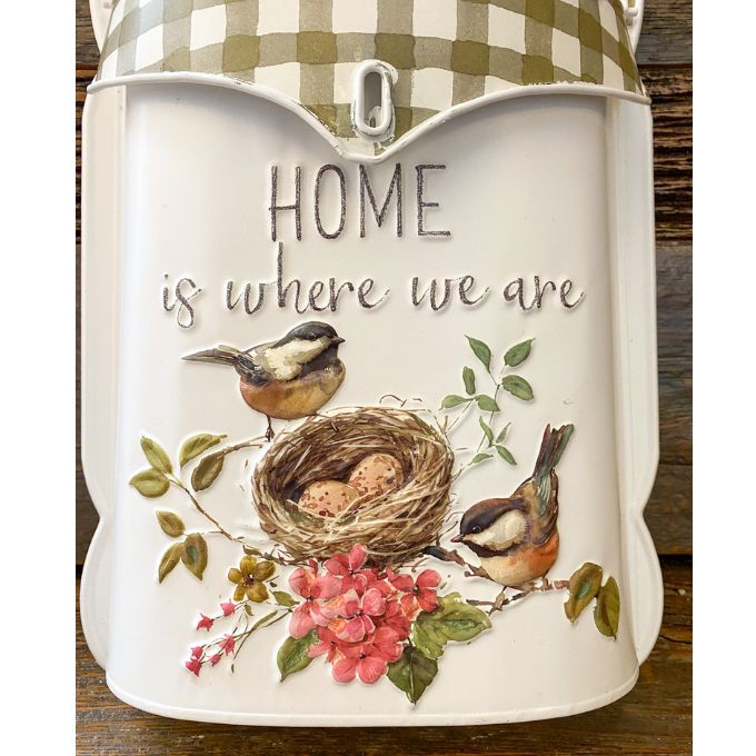 Home is Where We Are Mailbox available at Quilted Cabin Home Decor.