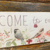 Welcome To Our Home Sign available at Quilted Cabin Home Decor.