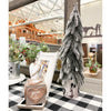 Flocked Weeping Pine Tree available at Quilted Cabin Home Decor.