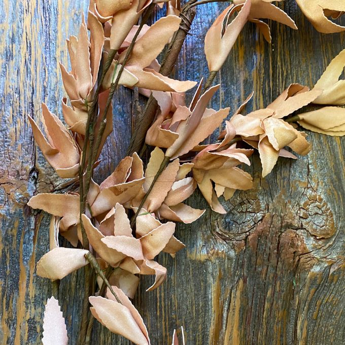 Tea Stain Herb Leaves Collection - Three Styles available at Quilted Cabin Home Decor.