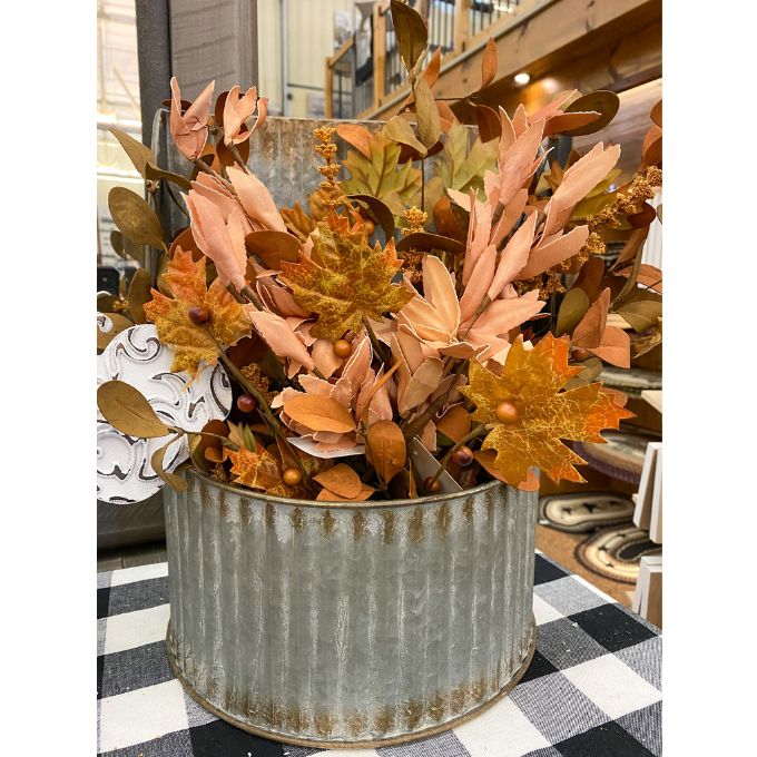 Tea Stain Herb Leaves Collection - Three Styles available at Quilted Cabin Home Decor.