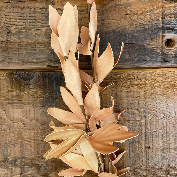 Tea Stain Herb Leaves Collection - Three Styles available at Quilted Cabin Home Decor.