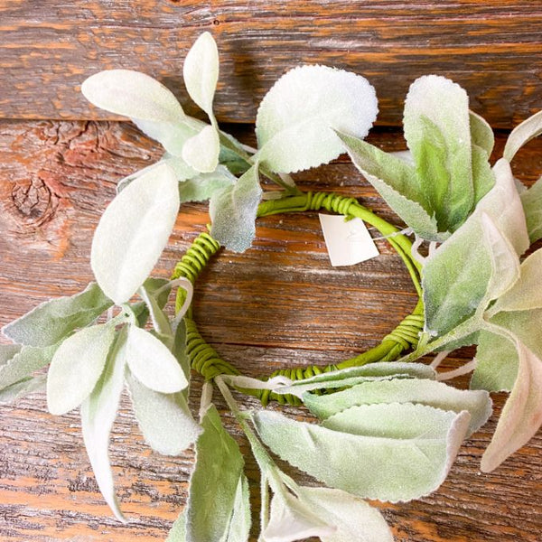 Lamb's Ear Greens - Two Styles available at Quilted Cabin Home Decor.