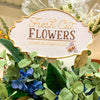 Fresh Cut Flowers Garden Stake available at Quilted Cabin Home Decor.