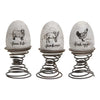 Farm Life Eggs - Set of Three available at Quilted Cabin Home Decor