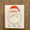 Santa Ho Ho Ho Block Sign available at Quilted Cabin Home Decor.