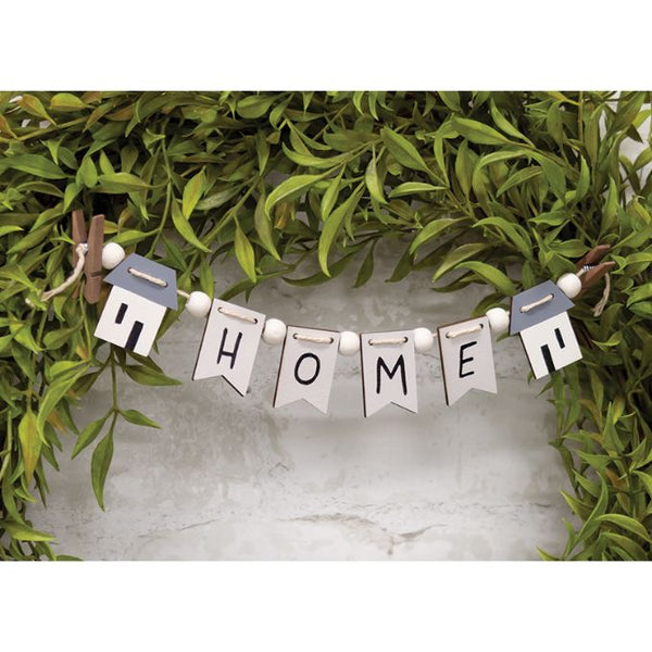 Home Mini Banner Clip is available at Quilted Cabin Home Decor.