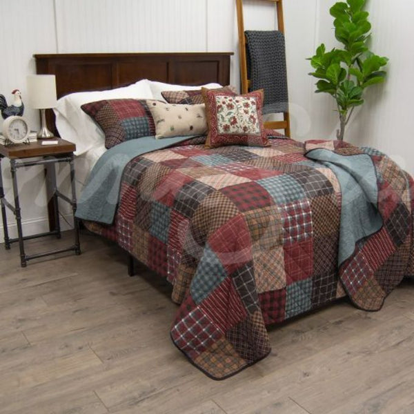 Appalachia Plaid Quilt Set - King and Queen available at Quilted Cabin Home Decor.