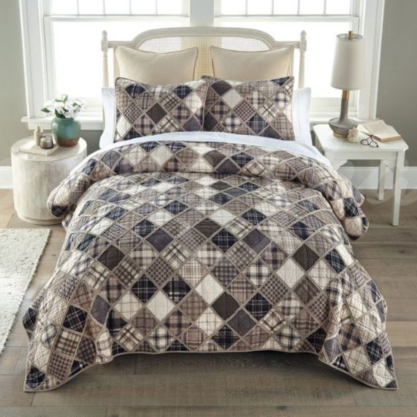 Driftwood Quilt Set - King or Queen available at Quilted Cabin Home Decor