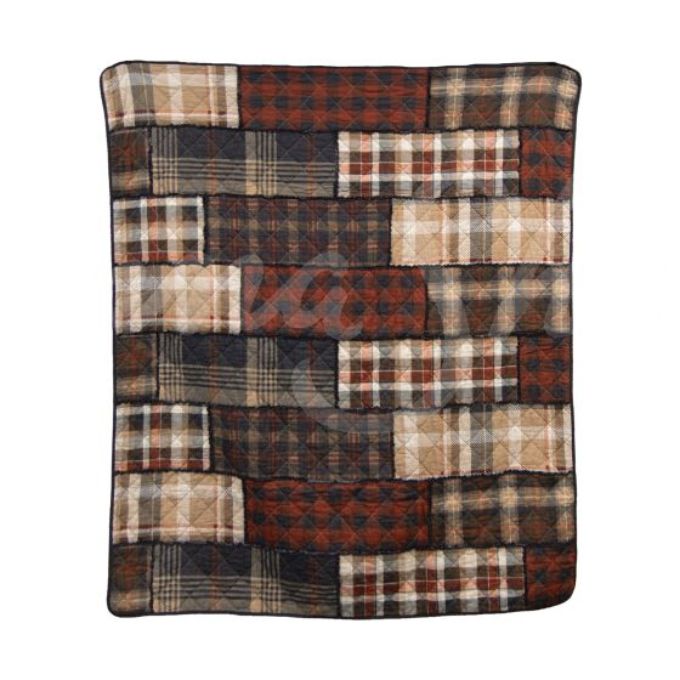 LJ Plaid Throw available at Quilted Cabin Home Decor.