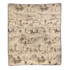 Cowboy Cotton Throw available at Quilted Cabin Home Decor.