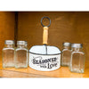 Seasoned With Love Seasoning Caddy available at Quilted Cabin Home Decor.