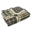 Pine Patch Cotton Throw available at Quilted Cabin Home Decor.