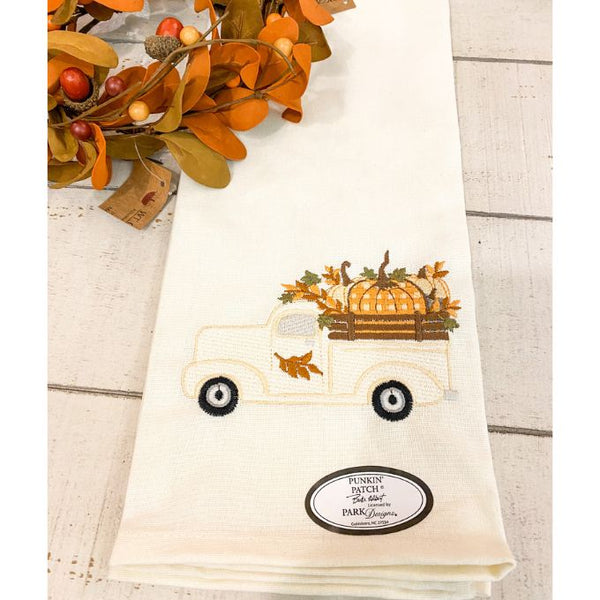 Harvest Truck Dish Towel available at Quilted Cabin Home Decor.