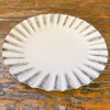 Fluted White Tin Candle Holders - Two Sizes available at Quilted Cabin Home Decor.