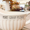Gravy Please Gravy Boat available at Quilted Cabin Home Decor.