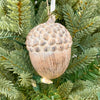 Golden Acorn Ornaments - Two Sizes available at Quilted Cabin Home Decor