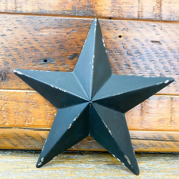 Black Metal Star available at Quilted Cabin Home Decor.