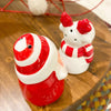 Santa and Deer Salt and Pepper Shaker Set available at Quilted Cabin Home Decor.