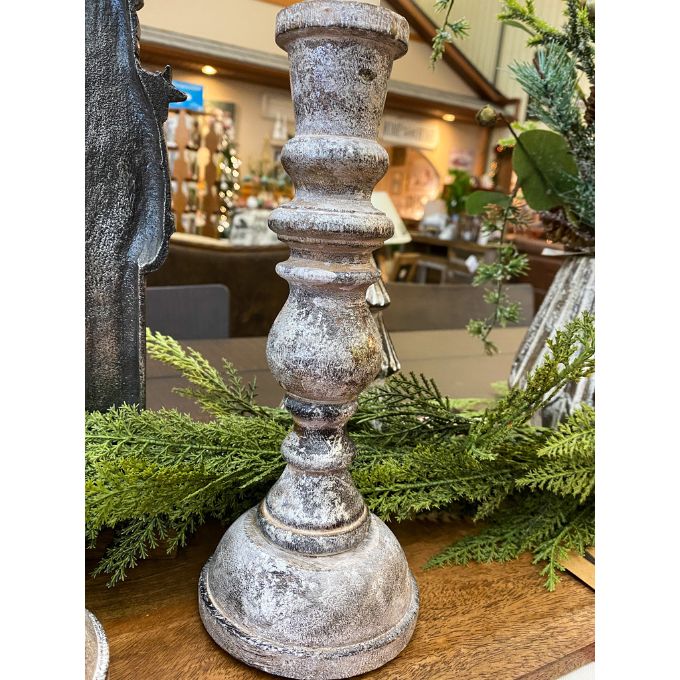 Vintage Candle Holder available at Quilted Cabin Home Decor.