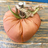 Orange Fabric Pumpkin available at Quilted Cabin Home Decor