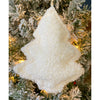 White Sherpa Tree Ornament available at Quilted Cabin home Decor.