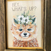 What's Up Fox Sign available at Quilted Cabin Home Decor.