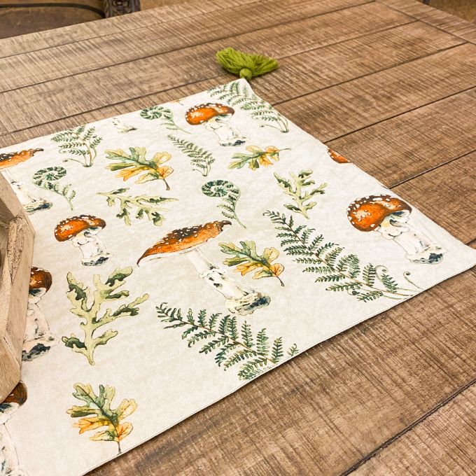 Grow Wildly Table Runner available at Quilted Cabin Home Decor.