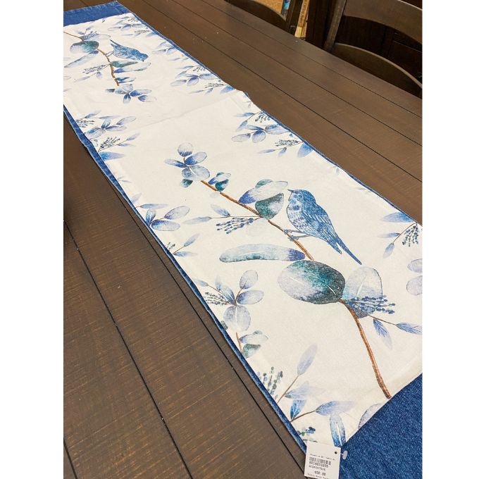  Denim Table Runner available at Quilted Cabin Home Decor.