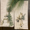 Christmas Tea Towels - Two Styles available at Quilted Cabin Home Decor.
