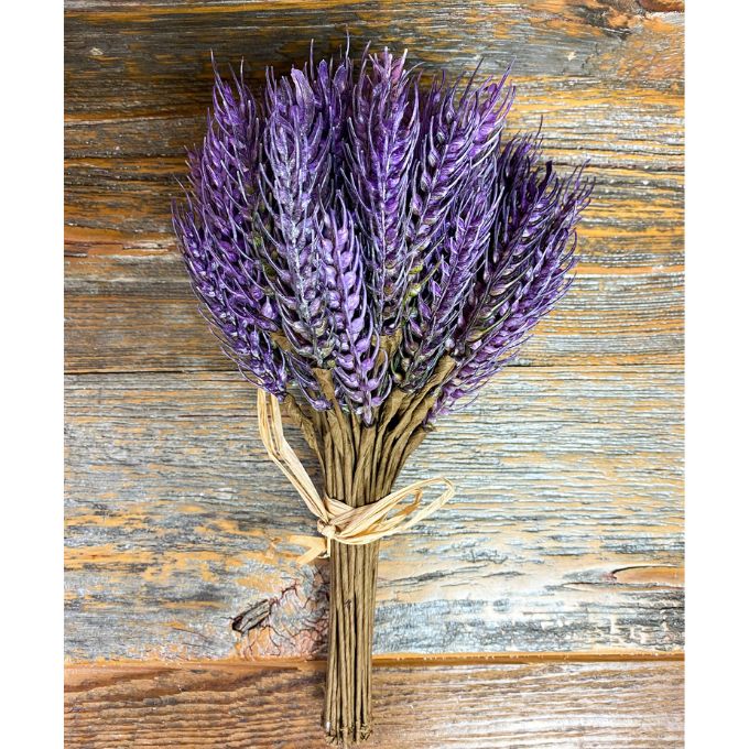 Purple Wheat Bunch available at Quilted Cabin Home Decor.