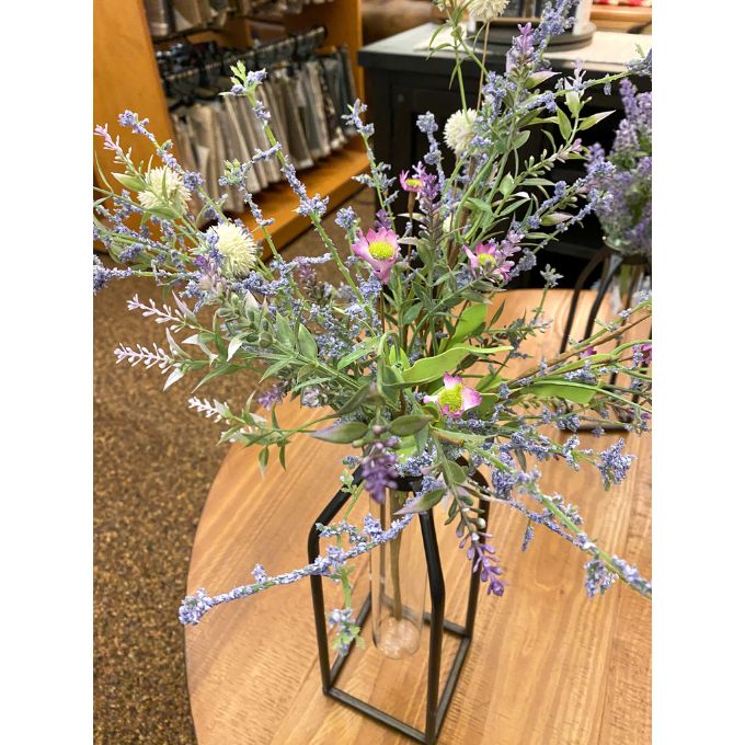 Lavender Daisy Floral Spray available at Quilted Cabin Home Decor.