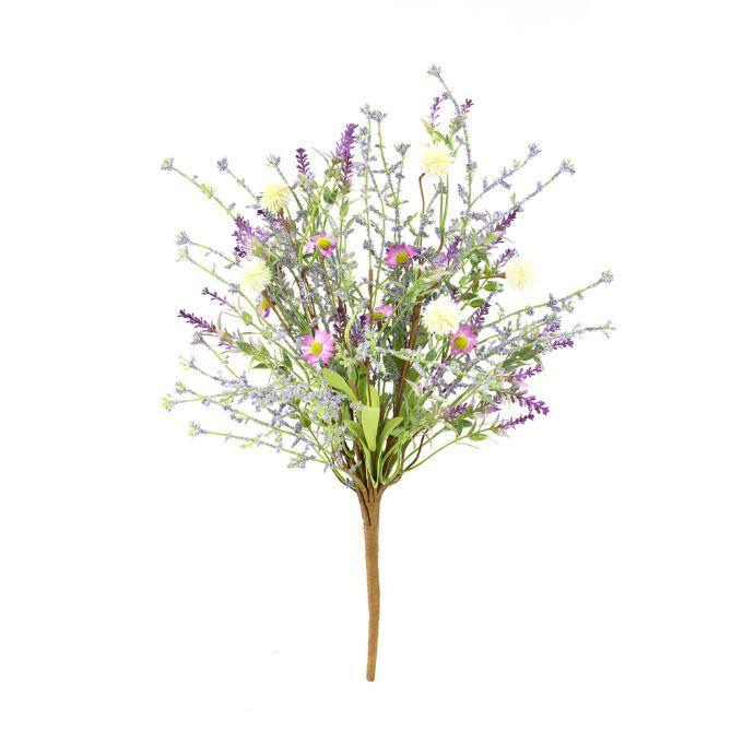 Lavender Daisy Floral Spray available at Quilted Cabin Home Decor.
