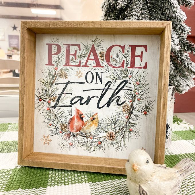 Farmhouse Christmas Signs - Five Styles available at Quilted Cabin Home Decor.