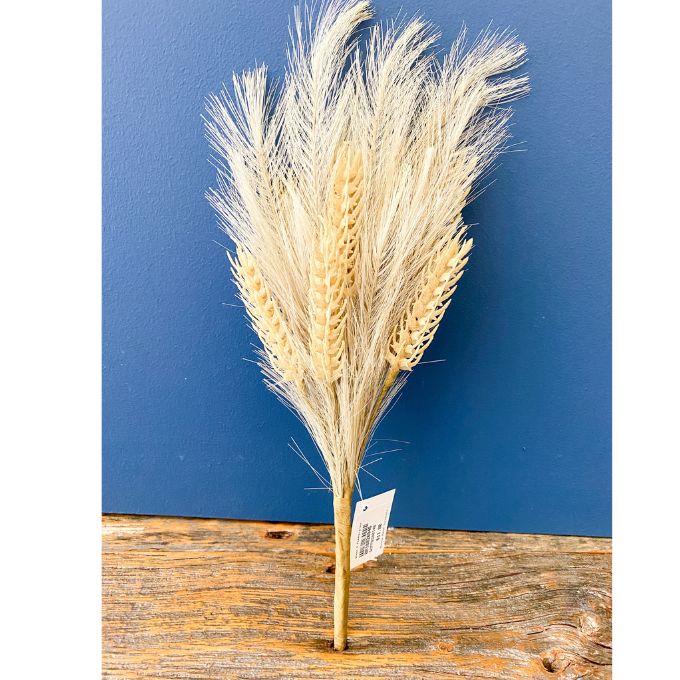 Wheat and Feathergrass Spray available at Quilted Cabin Home Decor.