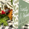 Friends and Family Are The Real Presents Block Sign available at Quilted Cabin Home Decor.