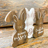 Wooden Bunny Trio available at Quilted Cabin Home Decor