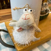 Fuzzy Farm Animal Ornaments - Two Styles available at Quilted Cabin Home Decor.