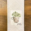 Herb Garden Dishtowel - Three Styles available at Quilted Cabin Home Decor.