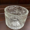 Fern Embossed Glass Jar available at Quilted Cabin Home Decor.