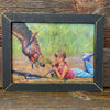 Lauren and Dudley Framed Print available at Quilted Cabin Home Deco