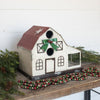 Red Roof Dutch Barn Birdhouse available at Quilted Cabin Home Decor.