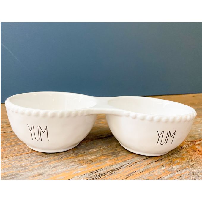 Double Yum Serving Dish available at Quilted Cabin Home Decor.