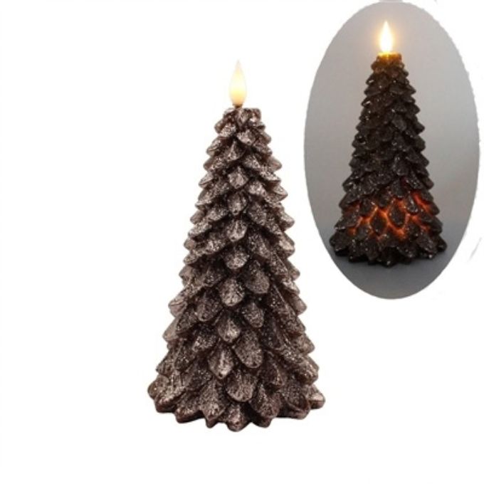 Bronzed sparkled LED Christmas tree available at Quilted Cabin in Airdrie